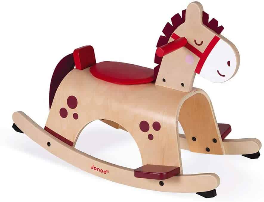 Cutest wooden rocking horse-Janod Pony