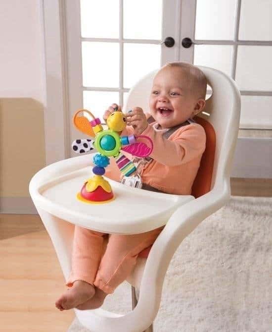 I migliori giocattoli a ventosa con molti colori: Lamaze Freddie the Firefly High Chair Toy