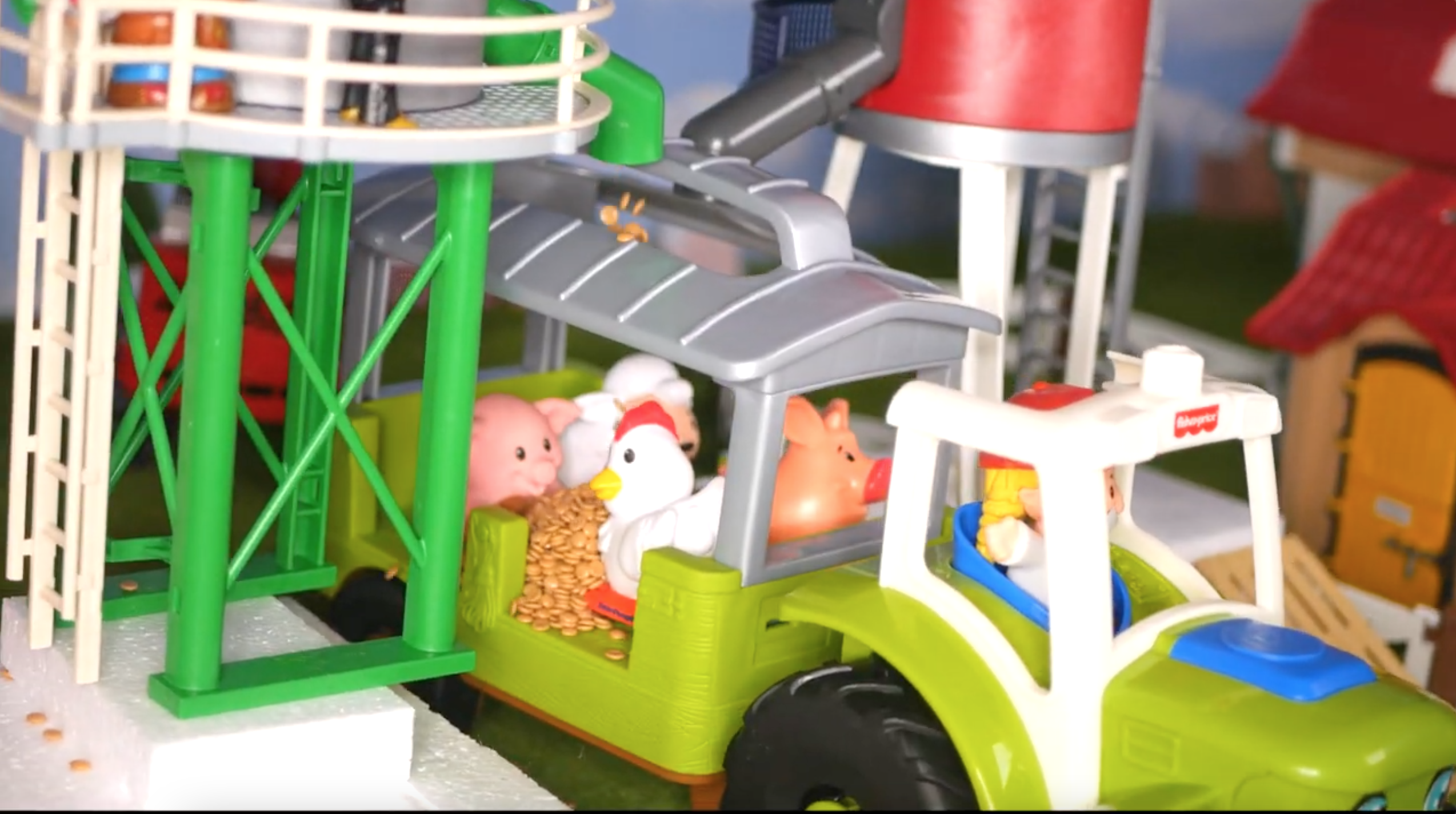 Tracteur Dear Little People Tracteur Animal Love de Fisher-Price