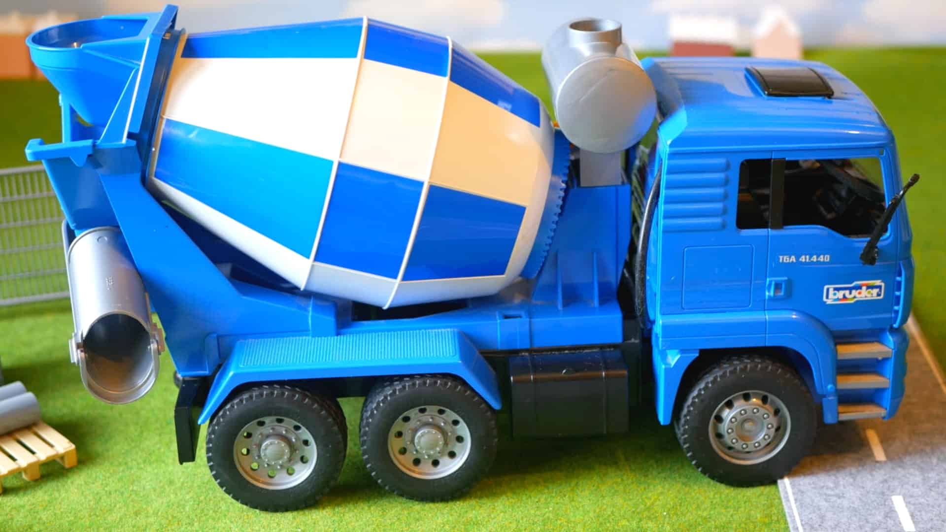 Best cement truck: Bruder 02744 MAN Cement Mixer