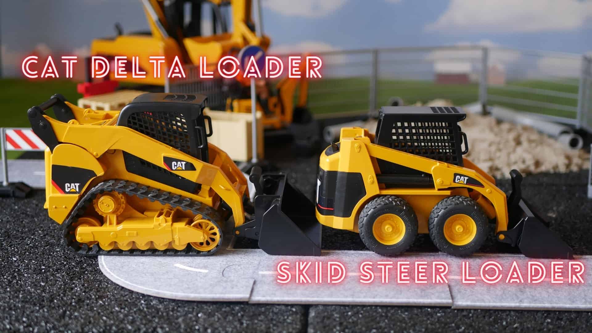 Cat Delta Loader gegen Kompaktlader