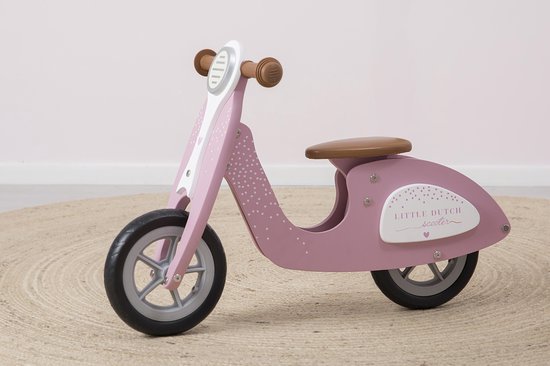 Best Little Dutch Balance Bike: Scooter rosa regolabile