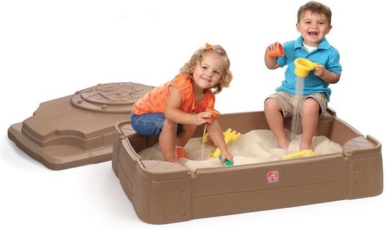 Beste plastic zandbak met deksel: Step2 Play & Store