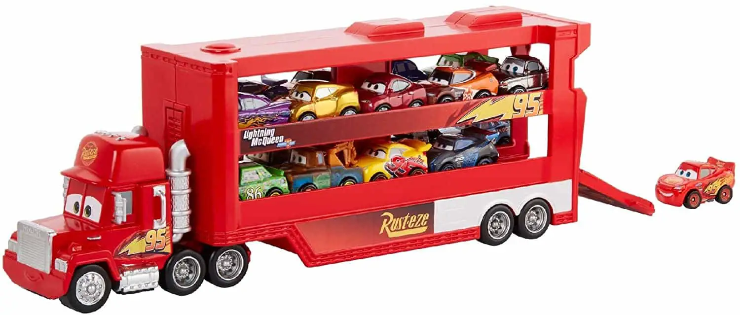 Best Toy Trailer for 6 Years: Disney Pixar Cars Mack Mini Racers Hauler