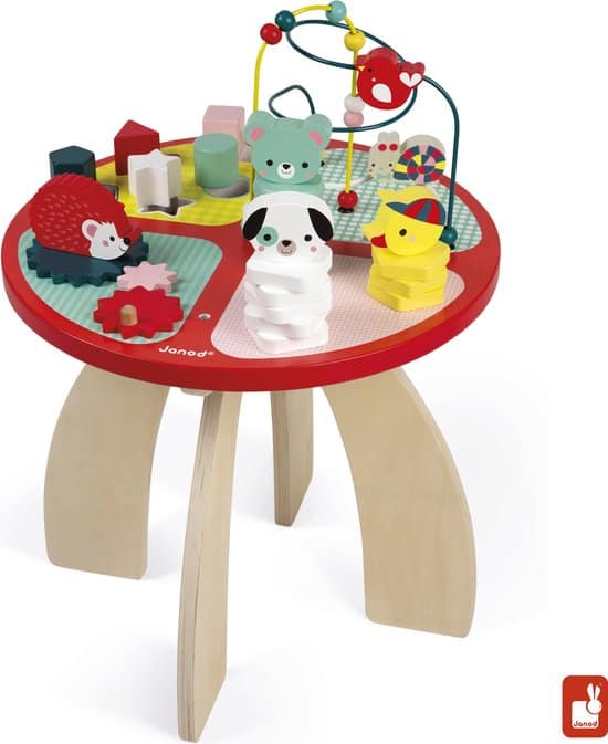 La mejor mesa de juegos para niños pequeños: Janod Baby Forest