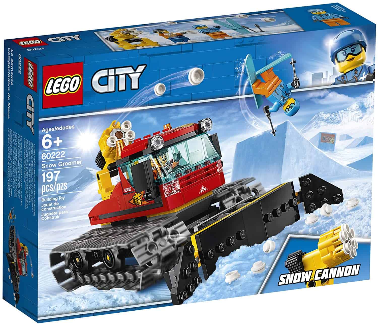 Best snowplow: LEGO City Snowplow 60222