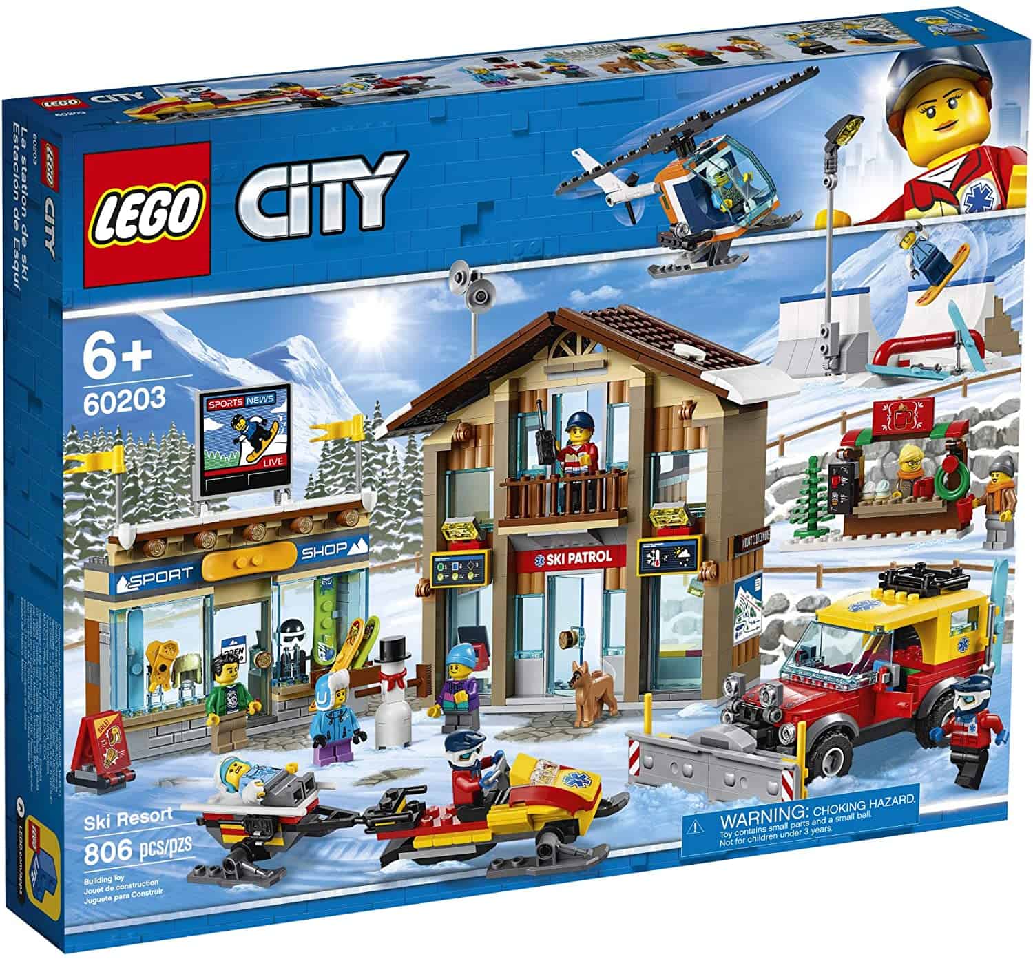 I migliori sport invernali: LEGO City Ski Resort 60203