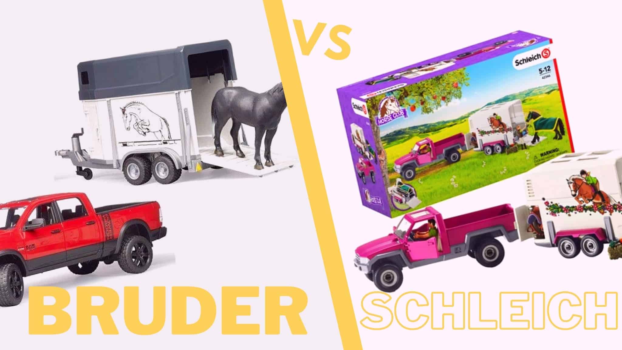 Bruder vs Schleich