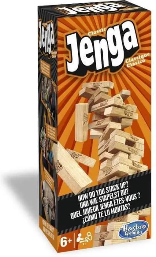 Jenga für eine Übernachtung