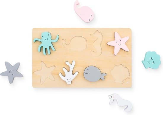 I migliori giocattoli Jollein ovunque: Jollein Sea Animals Puzzle