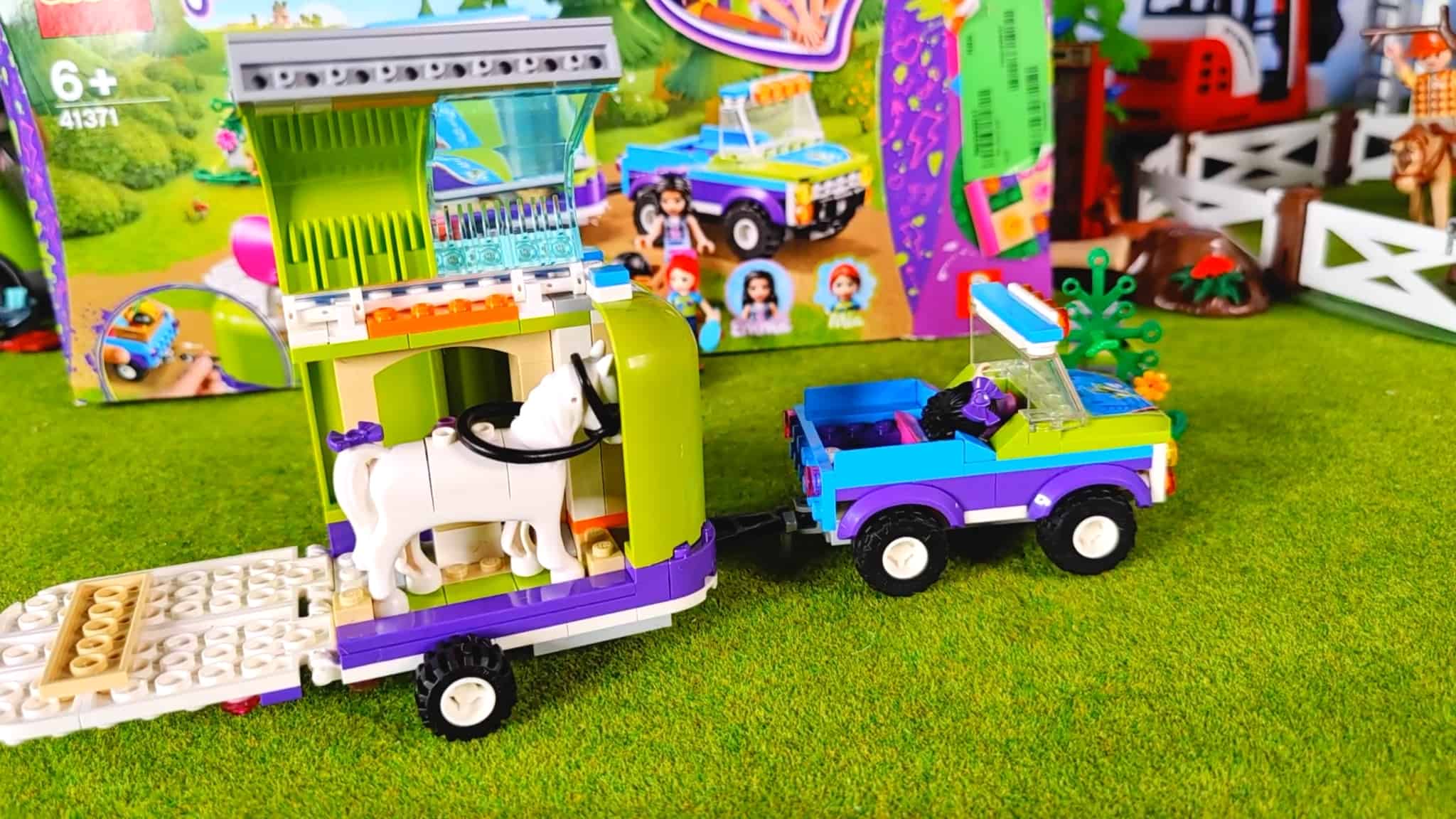 Lego friends remolque para caballos mia's