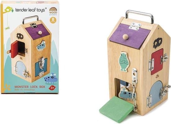 Overall leukste speelgoed met deurtjes: Tender Toys Draagbare Slotendoos