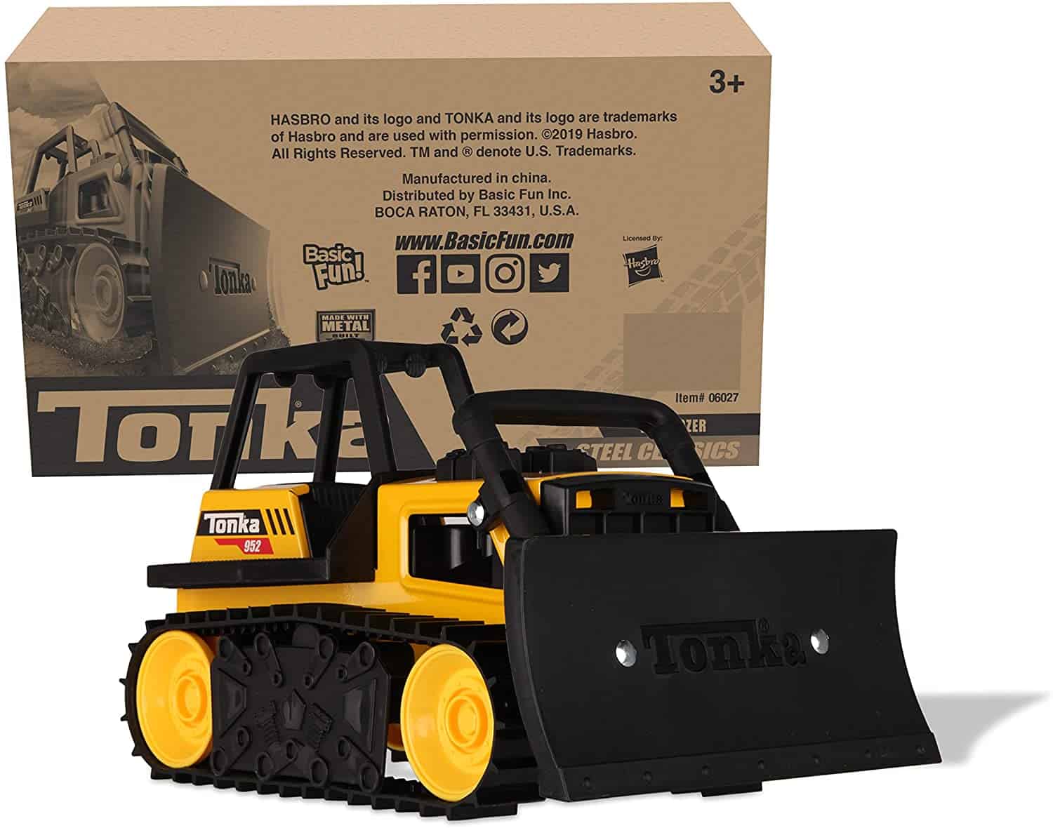 Tonka bulldozer vs bruder bulldozer