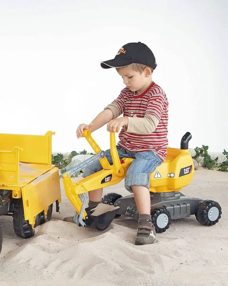 Beste speelgoed graafmachine waar je op kunt zitten Rolly Toys Digger