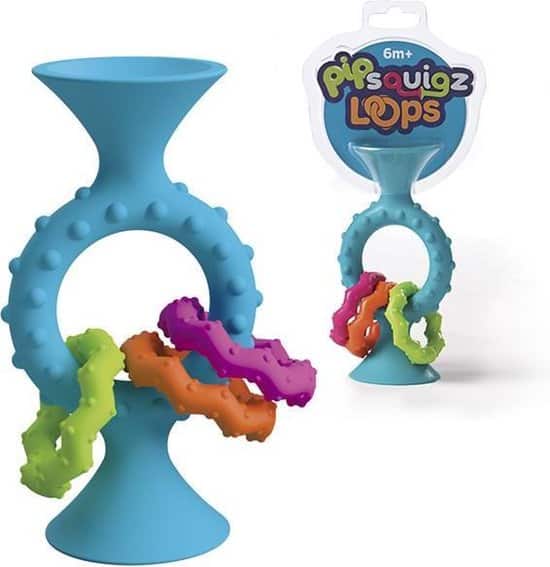 Best toys to grab easily: Fat Brain Toys Pip Squigs Loops