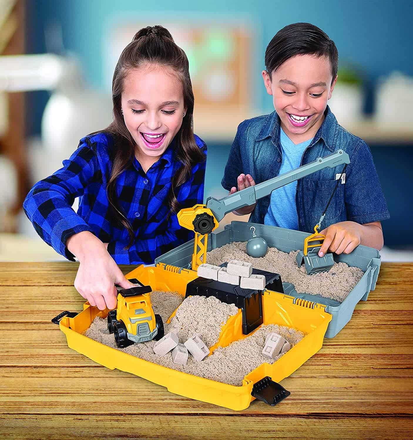 Best toy construction site with kinetic sand- Kinetic Sand Construction site