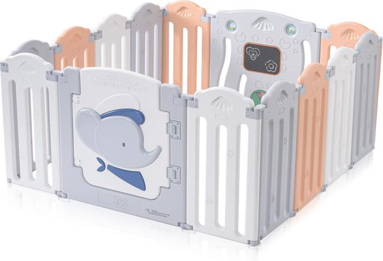 Best playpen with gate: Baby Vivo Benjamin