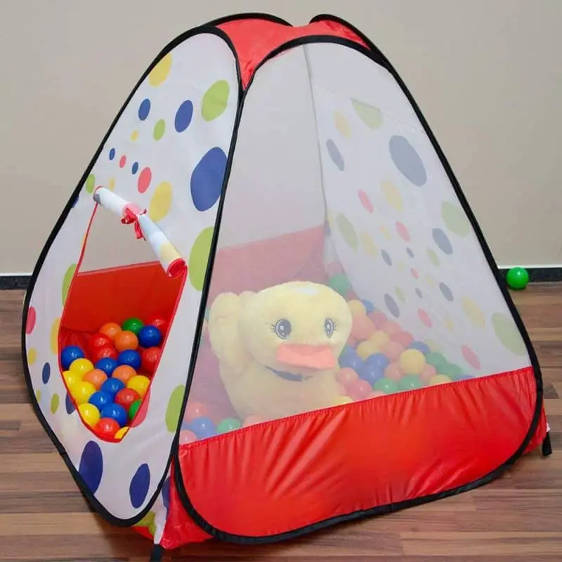Bestes Spielzelt für Baby & Kleinkind - LittleTom Mini Ball Pit Playhouse