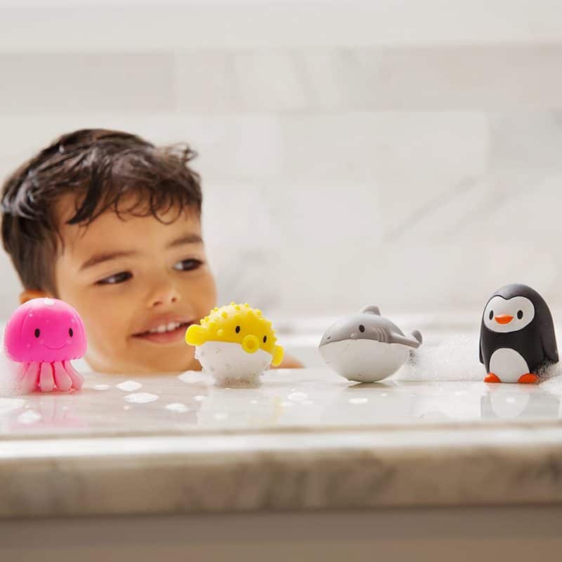 Los juguetes de mesa de agua para animales más lindos - Munchkin Ocean Spray Animals