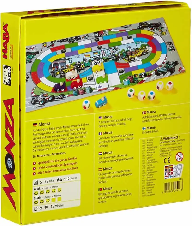 El mejor juego de dados para niños pequeños: Haba Monza