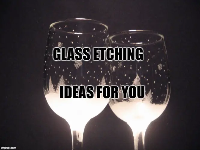 Glas ets ideeen voor mooie creaties op glas