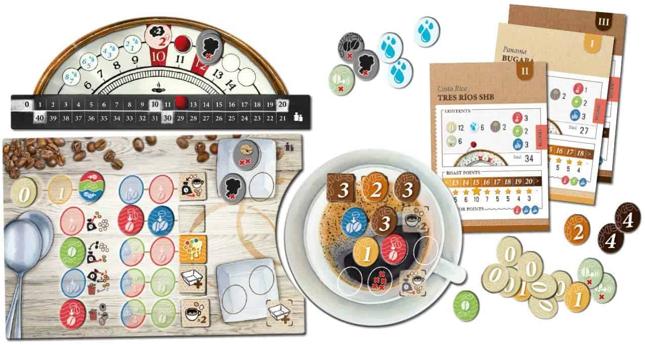 Best Board Game for 1 Person: Coffee Roaster