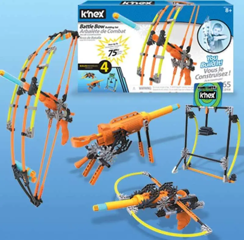 Los mejores juguetes de construcción para niños mayores: K'NEX K-FORCE Battle Bow