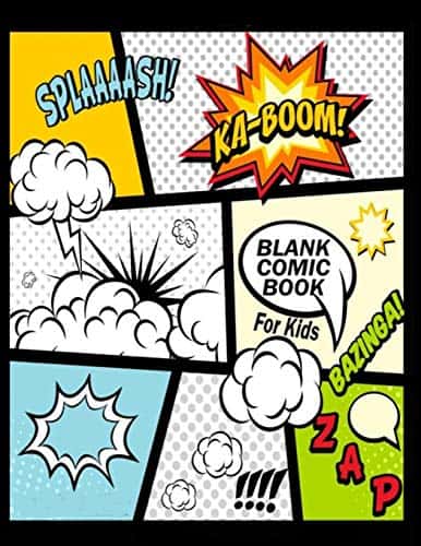 Best Creative Toys for 11-Year-Old: Blank Comic Book