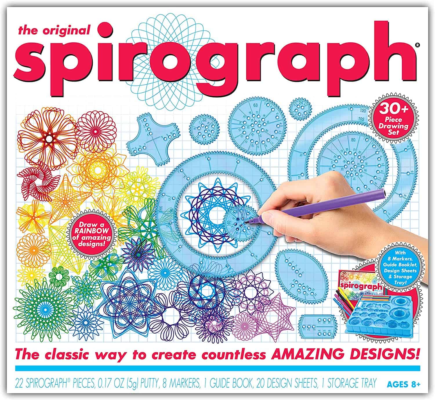 Los mejores juguetes creativos para niños de 7 años: Spirograph Starter Set
