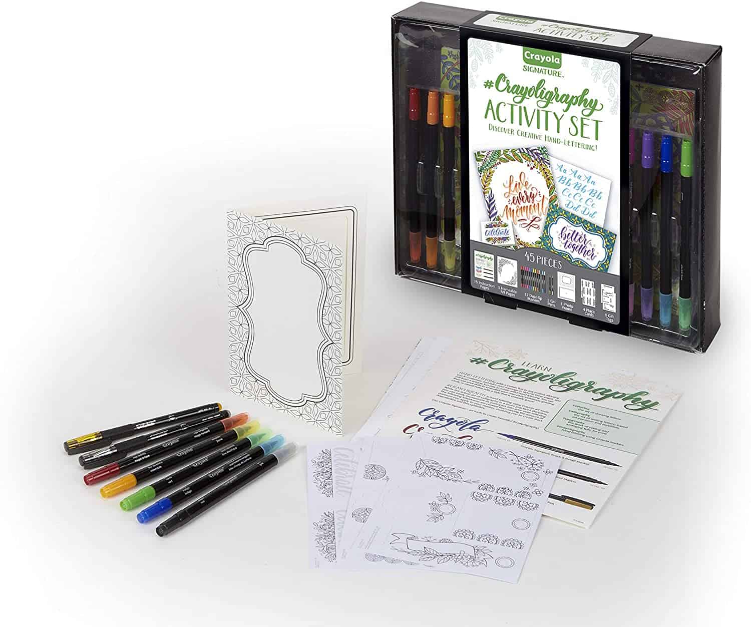 Los mejores juguetes creativos para niños mayores: Crayola Crayoligraphy Handlettering