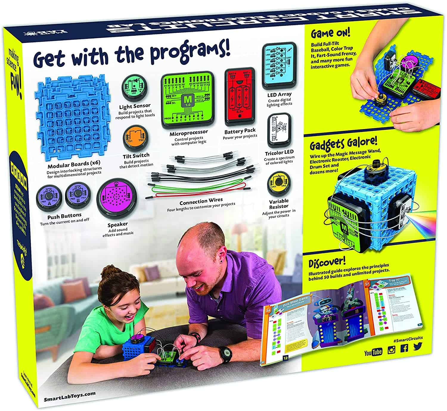 El mejor kit de electricidad para juguetes: SmartLab Toys Smart Circuits