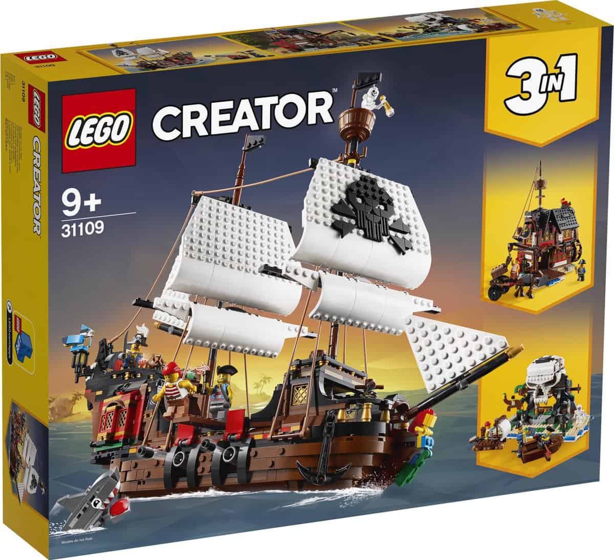Bouwen- LEGO Creator Piratenschip - 31109