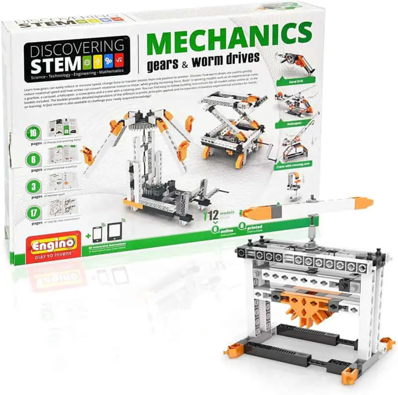 Getriebe und Schneckengetriebe von Engino Mechanics