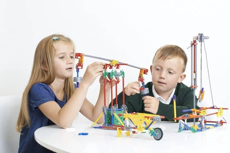 Palancas y poleas de educación K'nex