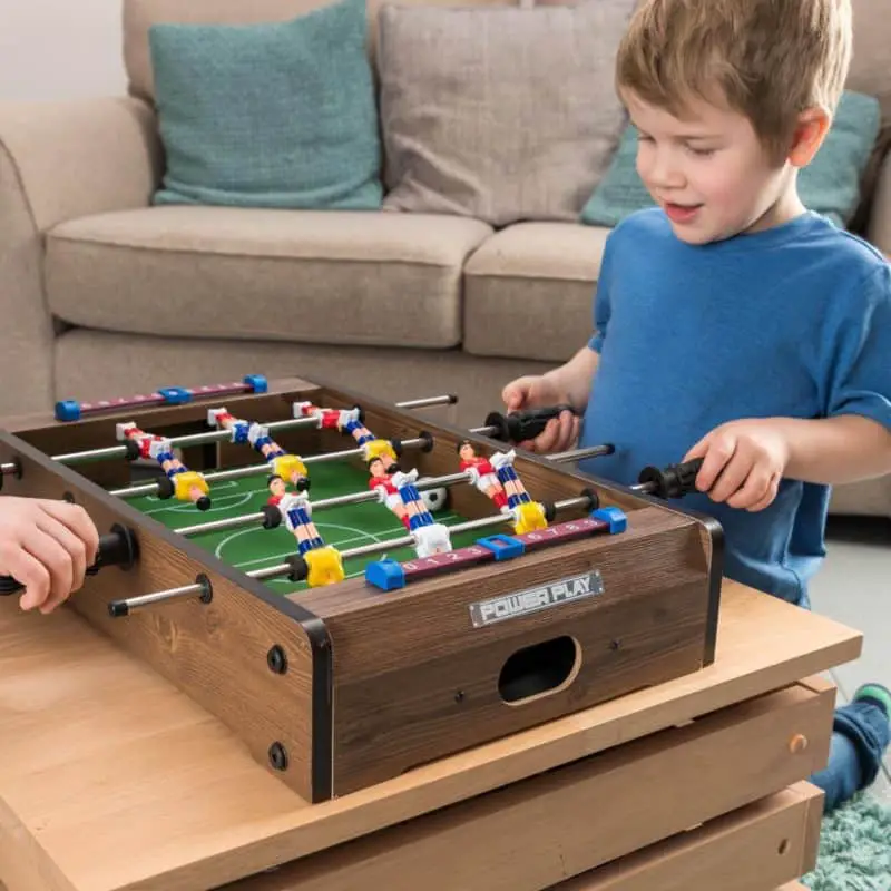 Funniest 1 on 1 game for a 5-year-old: Hey! Power play! table football