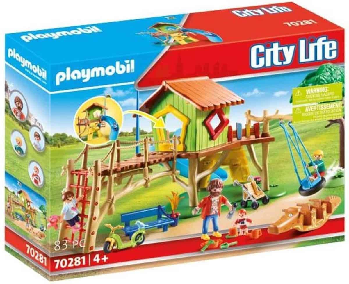 Samen spelen en bouwen- Playmobil City Life speeltuin