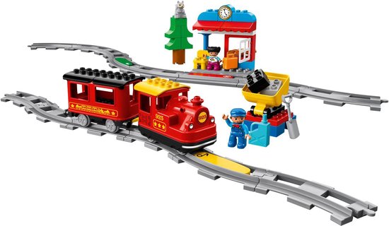 Trein speelgoed- LEGO DUPLO Stoomtrein detail