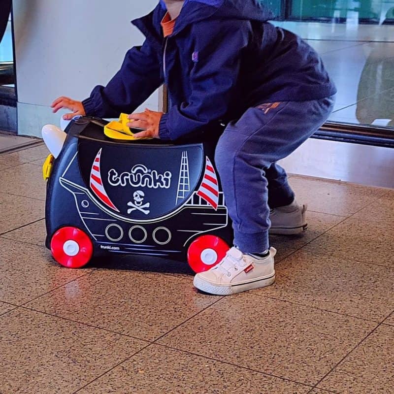 La mejor maleta de viaje para niño Trunki Ride-On Child Suitcase Pirate Pedro 1