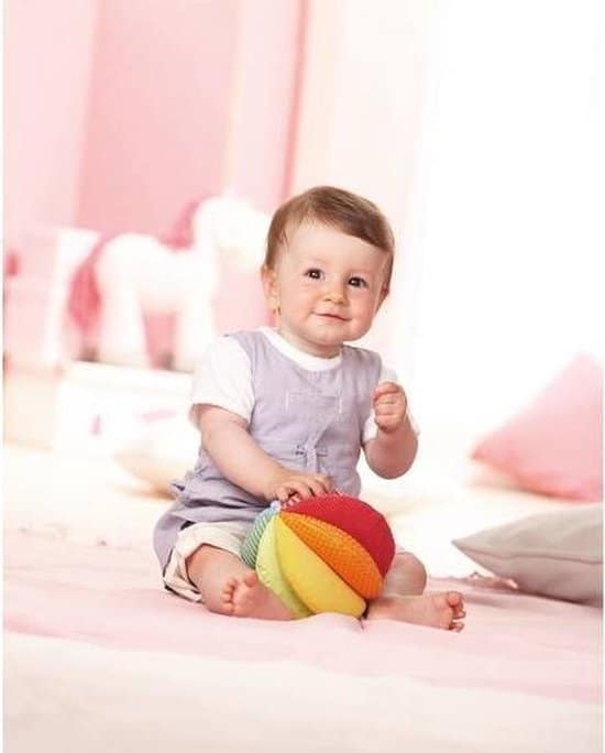 Jouets Montessori - du bébé au 2-3 ans boule de couleurs en tissu