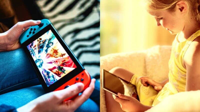 Nintendo switch vs tablet para niños