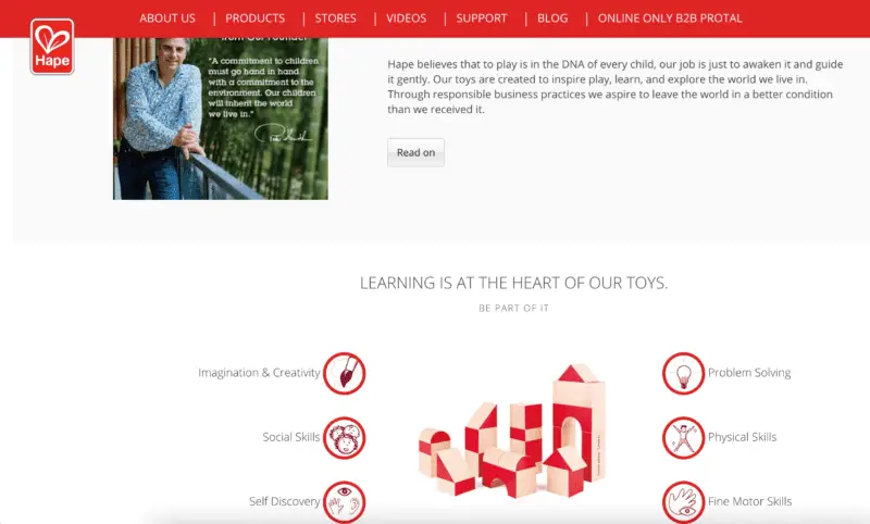 Hape toys with a mission