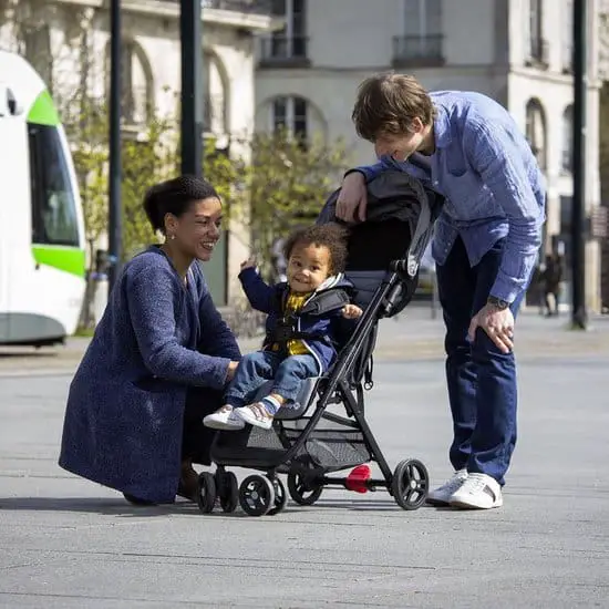 Best Cheap Travel Buggy with Bag- Safety 1st Teeny Buggy on the Street