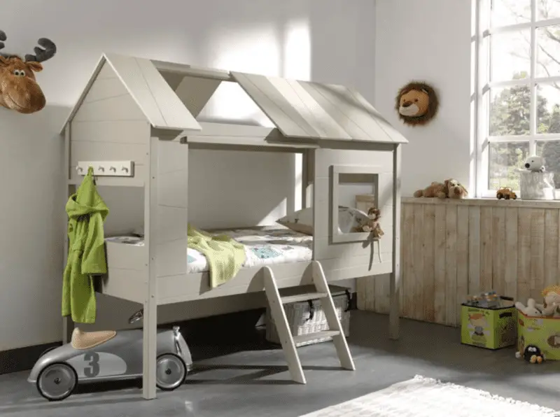 meilleur-lit-mezzanine-pour-petit-enfant-Vipack-treehouse-lit-demi-haut-Charlotte