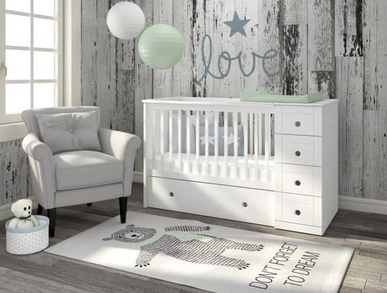 Best-crib-with-changing table-Bellamy-Paso-Doble-Combi