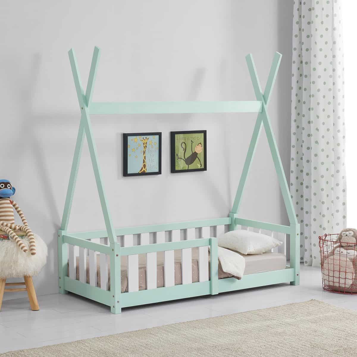 Best-crib-toddler-bed-cot-tipi-pine