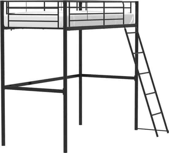 Best-black-extra-high-loft-bed-Mezzanine-ELIOT
