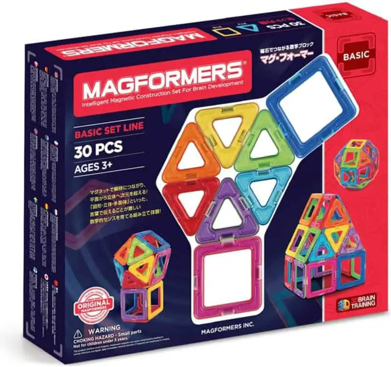 Best Construction Toys For Toddler Boy- Magformers Basic Set Line