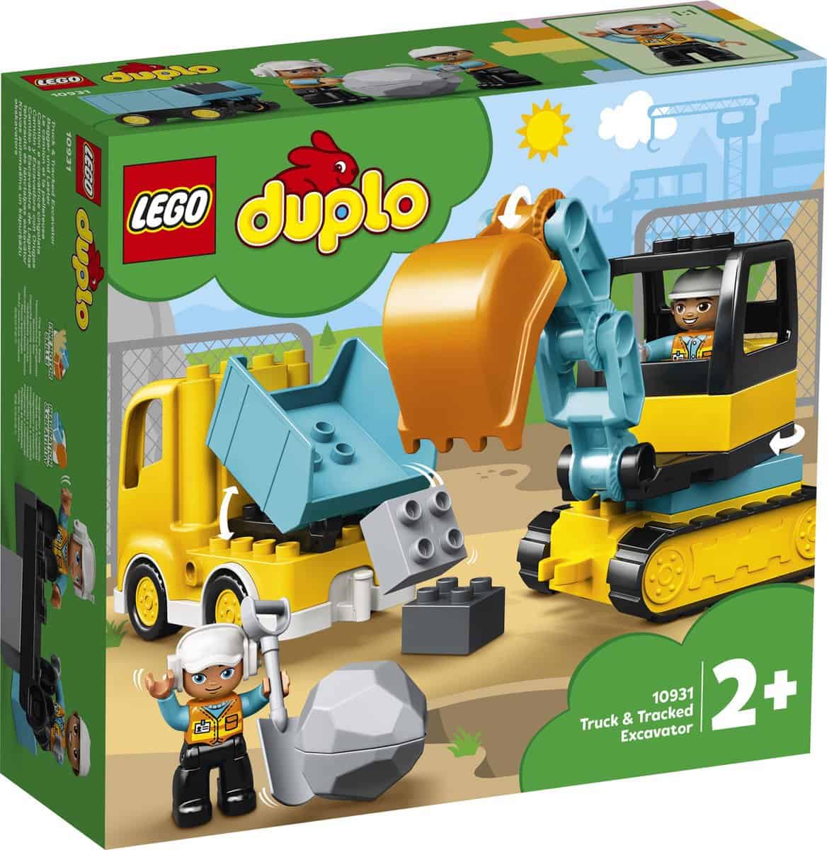 Los mejores juguetes de construcción para niños pequeños: Lego Duplo Truck & Excavator