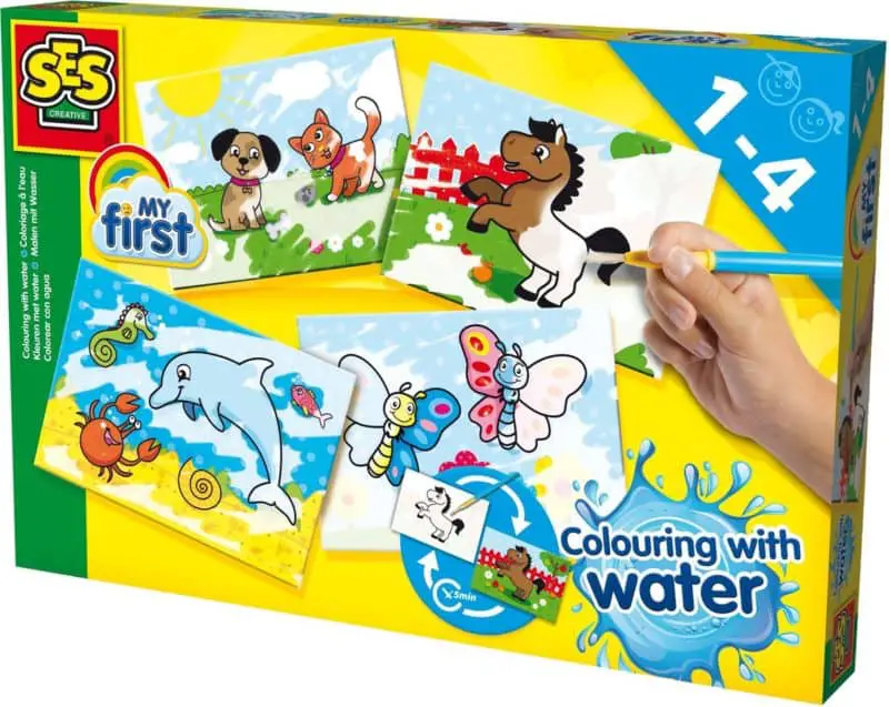 Bestes Malset für Kleinkinder, Hobby-Kit SES Meine erste Farbe mit Wasser