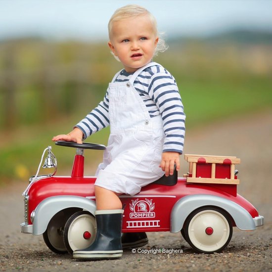 Beste brandweerwagen loopauto- Baghera Brandweer Speedster met kindje